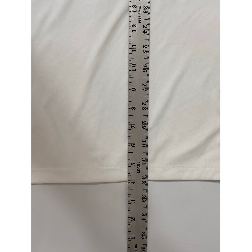 NWT Huk white polyester men's short sleeve outdoor athletic shirt, XXXL - Picture 7 of 7